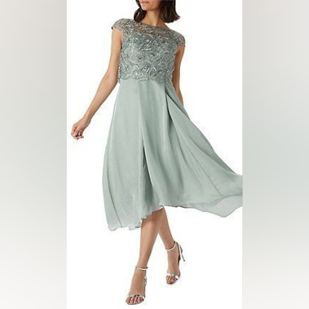 Coast sage green dress size 6